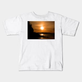 Sunset Long Beach Tofino Vancouver Island Canada Kids T-Shirt